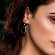 Siren’s Whisper - Lab Diamond Drop Earrings thumbnail 2