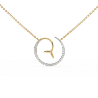 Siren’s Whisper - Lab Diamond Pendant Necklace thumbnail 1