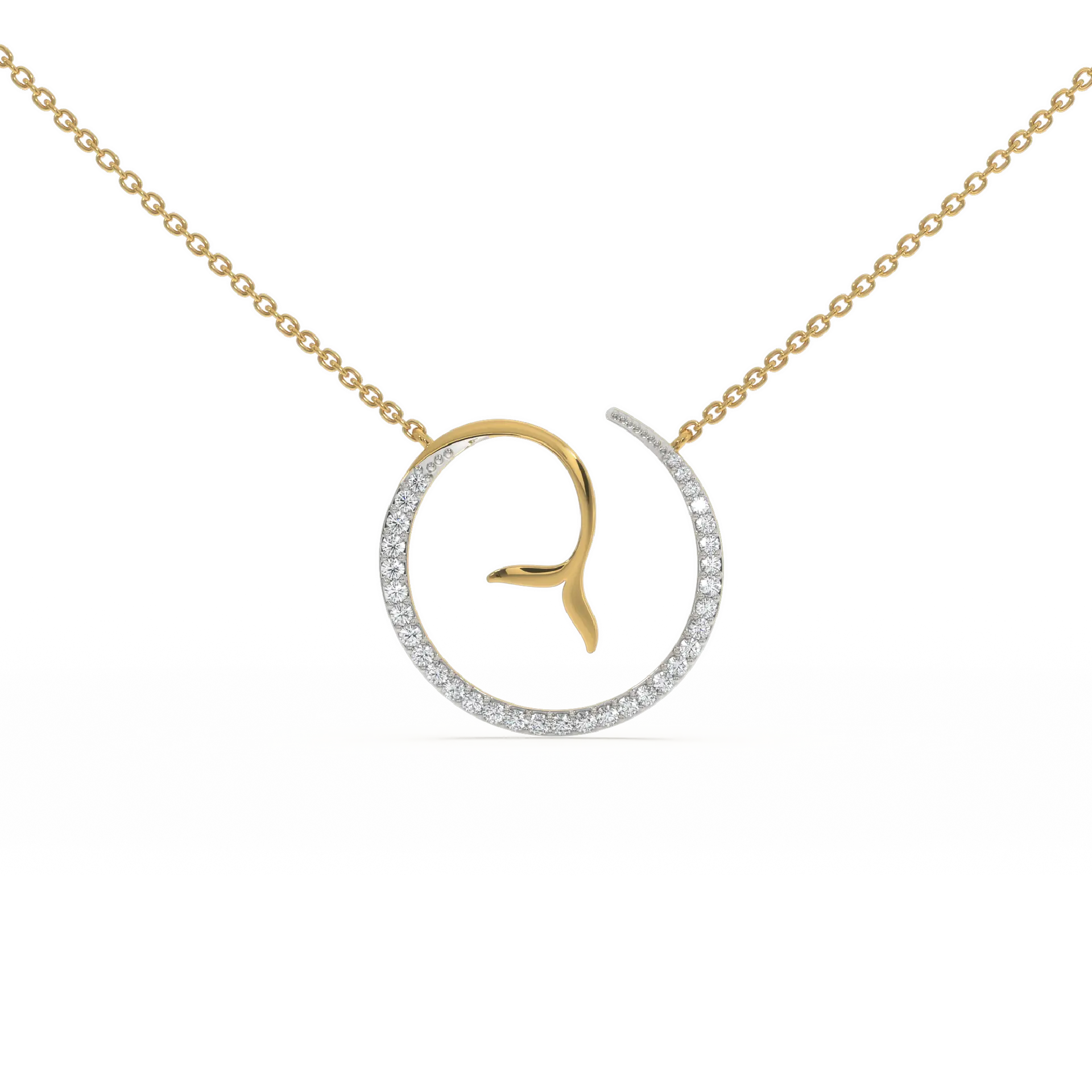 Siren’s Whisper - Lab Diamond Pendant Necklace — image 1