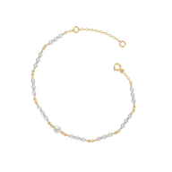 Snow Kissed Pearl - Lab Diamond Bracelet thumbnail 4