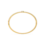 Soft Pearline - Pure Gold Lab Diamond Solitaire Bangle thumbnail 4