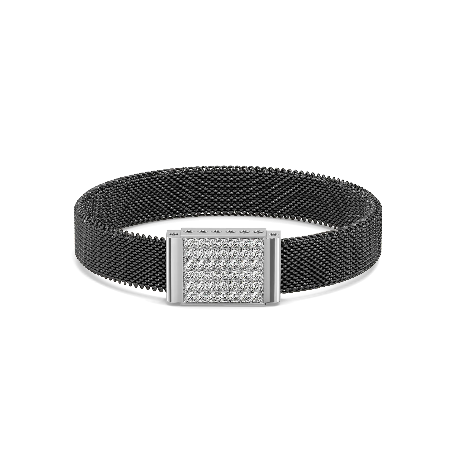 Solid Glint - Lab Diamond Men's Bracelet — image 1