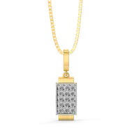 Solid Glint - Lab Diamond Men's Pendant thumbnail 2
