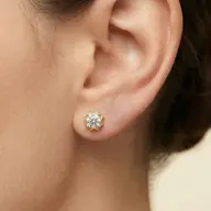 Solitaire Core - Lab Diamond Stud Earrings thumbnail 1