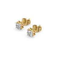 Solitaire Core - Lab Diamond Stud Earrings thumbnail 2