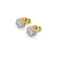 Solitaire Facets - Lab Diamond Earrings thumbnail 1