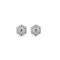 Solitaire Facets - Lab Diamond Earrings thumbnail 3