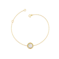 Solitaire Shine - Pure Gold Lab Diamond Bracelet thumbnail 2