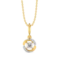Solitaire Spiral - Lab Diamond Solitaire Pendant thumbnail 1