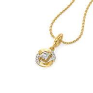 Solitaire Spiral - Lab Diamond Solitaire Pendant thumbnail 3