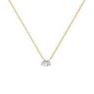 Soulmate Duo - Lab Diamond Toi et Moi Necklace thumbnail 1