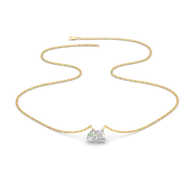 Soulmate Duo - Lab Diamond Toi et Moi Necklace thumbnail 2