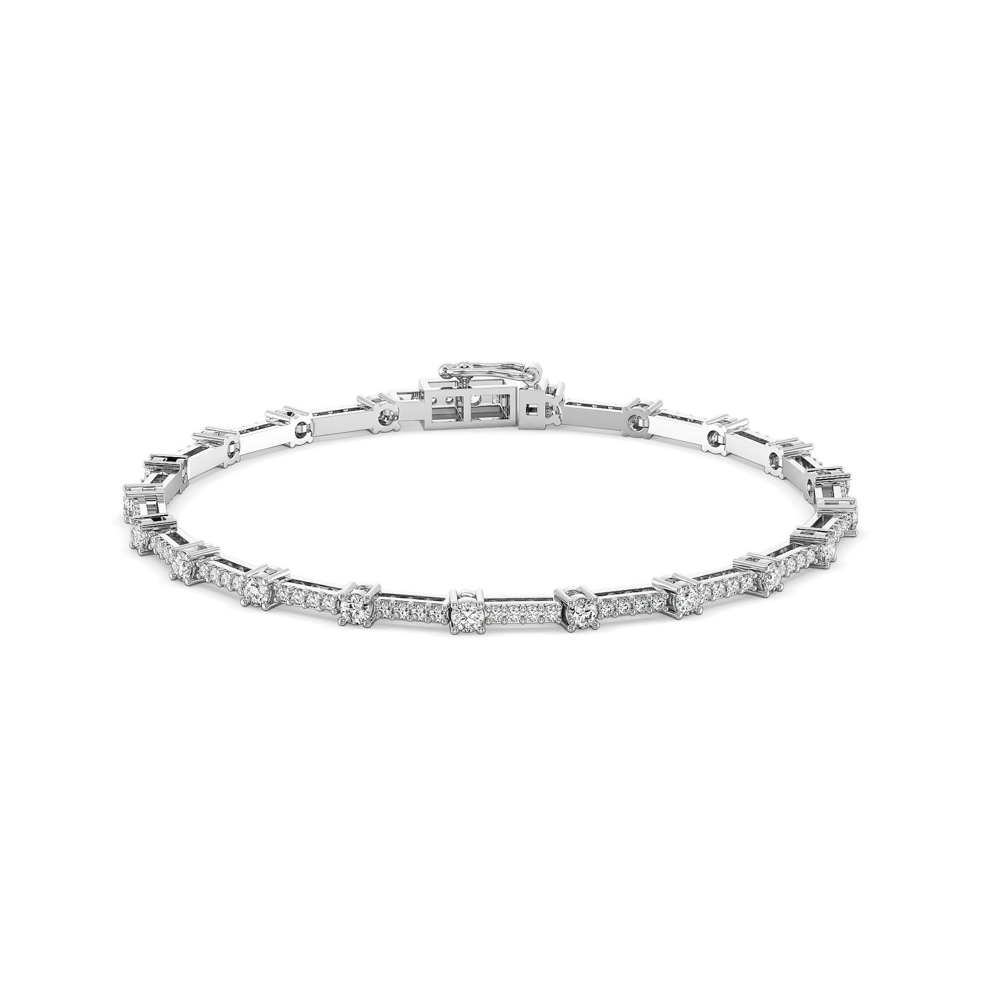 Sparkline - Pure Gold Lab Diamond Tennis Bracelet