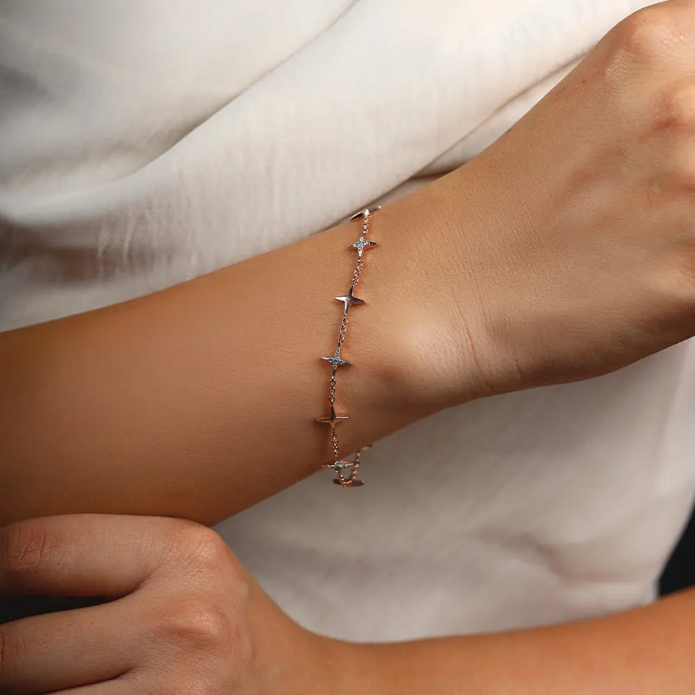 Starlight - Lab Diamond Station Bracelet — image 1