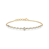 Stellar Shine – Lab Diamond Solitaire Bracelet thumbnail 1
