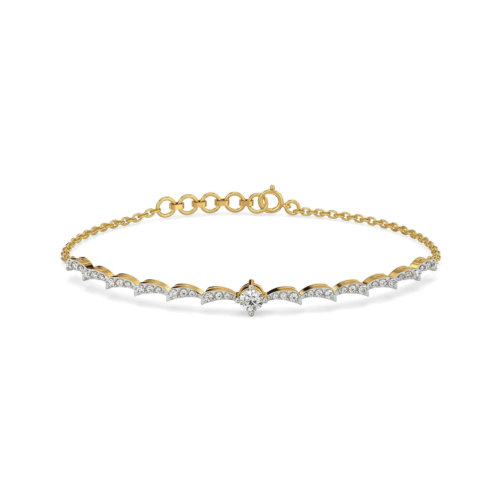 Stellar Shine – Lab Diamond Solitaire Bracelet — image 1