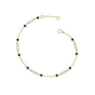 Subtle Promise - Lab Diamond Mangalsutra Bracelet thumbnail 3