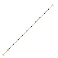 Subtle Promise - Lab Diamond Mangalsutra Bracelet thumbnail 5