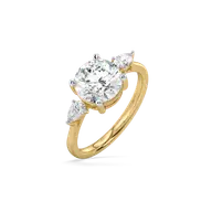 Sunlit Tear - Pure Gold Lab Diamond Ring thumbnail 1