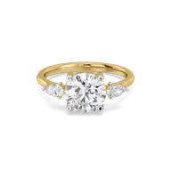Sunlit Tear - Pure Gold Lab Diamond Ring thumbnail 2