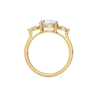 Sunlit Tear - Pure Gold Lab Diamond Ring thumbnail 3