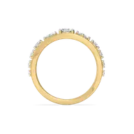 Symphony of Shapes  - Pure Gold Lab Diamond Ring thumbnail 4