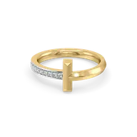 T-Axis Band - Lab Diamond Ring thumbnail 2