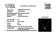 Taurus Glow - Lab Diamond Necklace thumbnail 5