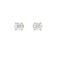 Tender Glow Solitaire Studs - Pure Gold Lab Diamond Earrings thumbnail 2