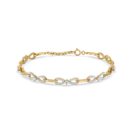The Bow Knot - Lab Diamond Tennis Bracelet thumbnail 1