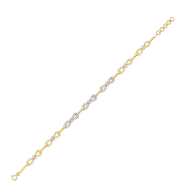 The Bow Knot - Lab Diamond Tennis Bracelet thumbnail 3
