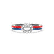 The Chrome Fusion - Lab Diamond Fashion Silver Ring thumbnail 2
