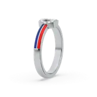 The Chrome Fusion - Lab Diamond Fashion Silver Ring thumbnail 3