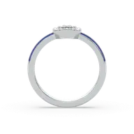 The Chrome Fusion - Lab Diamond Fashion Silver Ring thumbnail 7