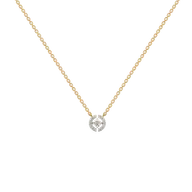 The Diamond Circle - Lab Diamond Solitaire Necklace thumbnail 1