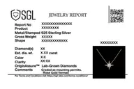The North Star - Lab Diamond Pendant thumbnail 5