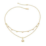 The Soft Petal - Lab Diamond Necklace thumbnail 5