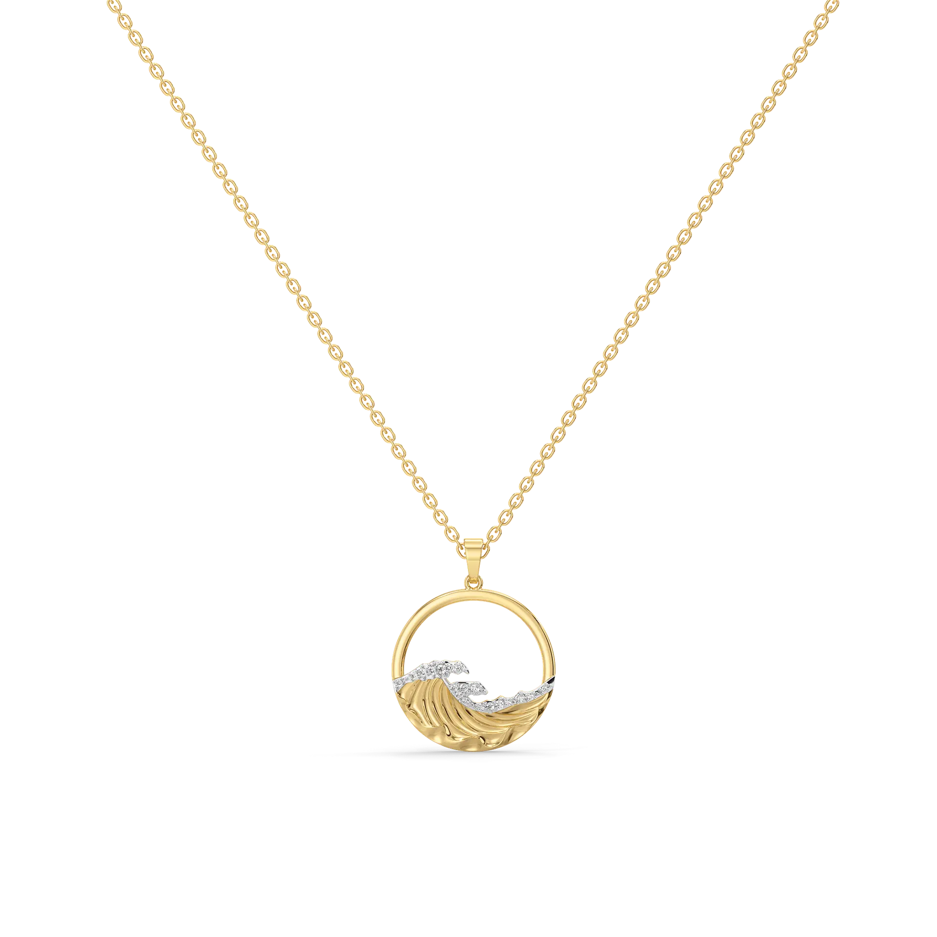 Tidal Wave - Lab Diamond Necklace — image 1