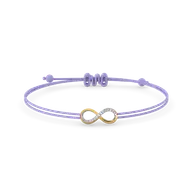 Tie of Infinity – Lab Diamond BFF Bracelet thumbnail 5