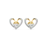 Tied in Love - Pure Gold Lab Diamond Solitaire Stud Earrings thumbnail 3