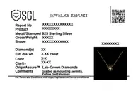 Timeless Loop - Lab Diamond Heart Necklace thumbnail 7