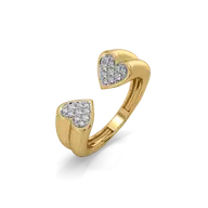 Timeless Loop - Lab Diamond Heart Ring thumbnail 2