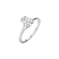 Timeless Oval - Pure Gold Lab Diamond Ring thumbnail 2