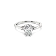 Timeless Oval - Pure Gold Lab Diamond Ring thumbnail 3