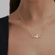Tiny Blessing - Lab Diamond Necklace thumbnail 1