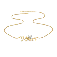 Tiny Blessing - Lab Diamond Necklace thumbnail 4