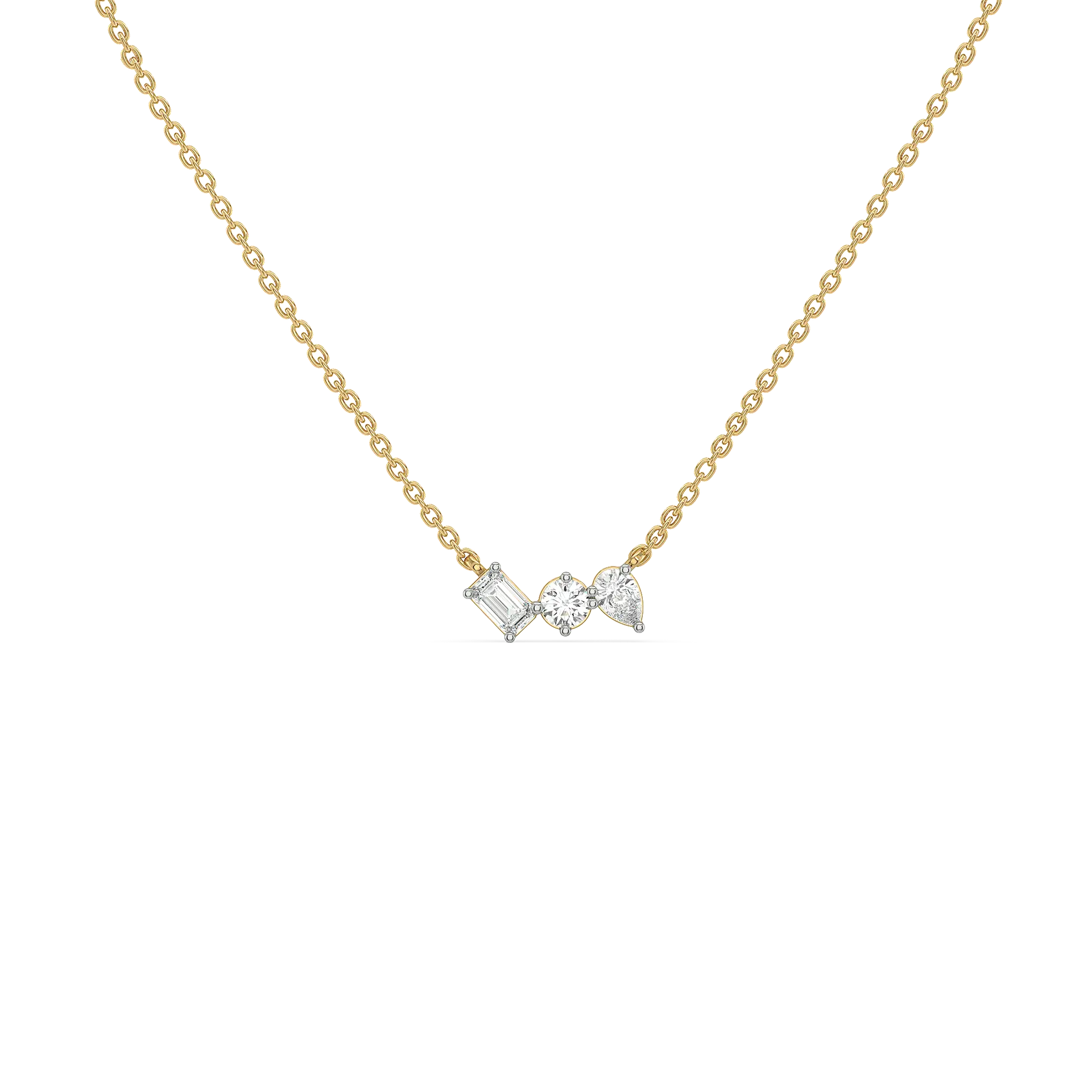 Toi-et-Moi - Lab Diamond Necklace — image 1