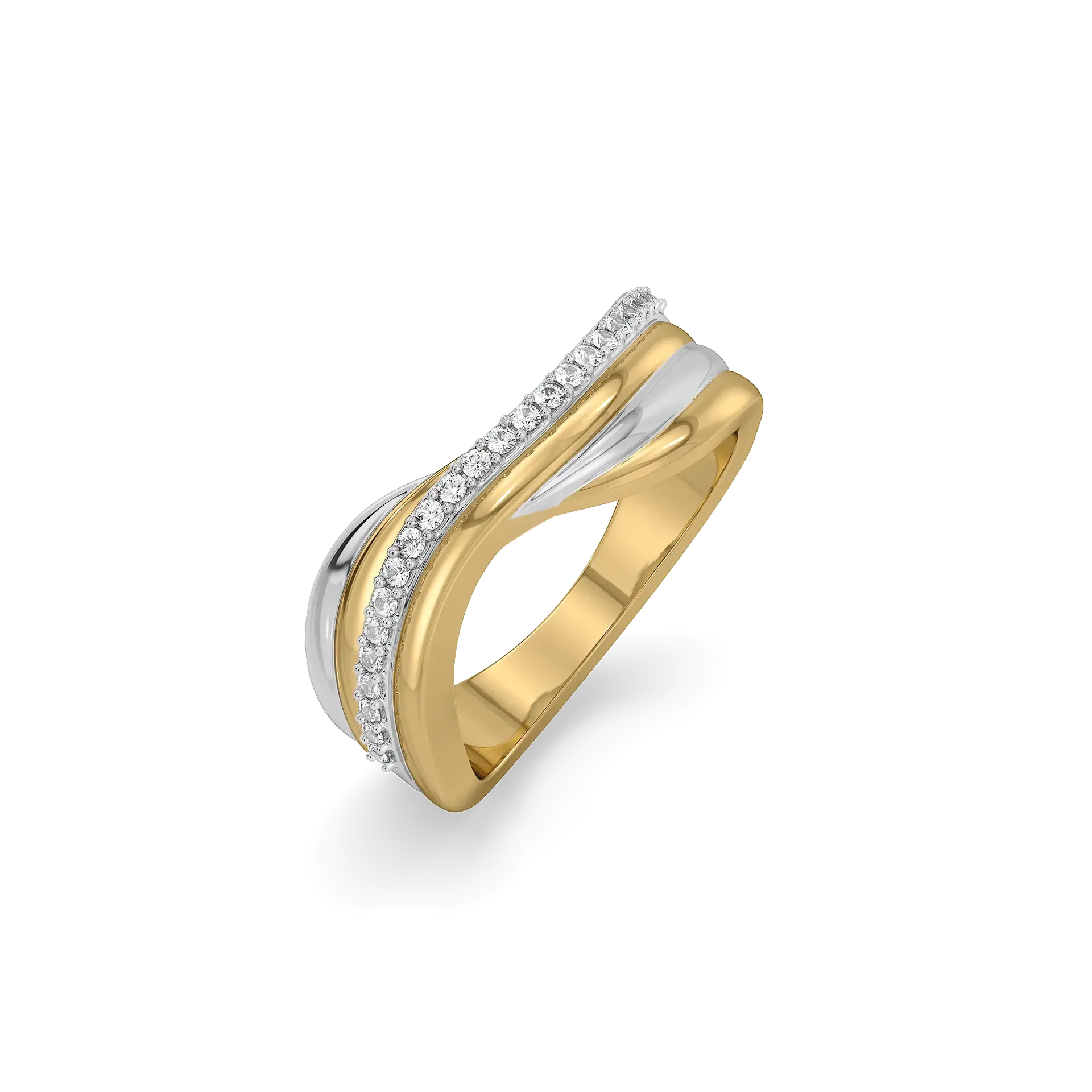Tonal Rhythm - Lab Diamond Ring — image 1
