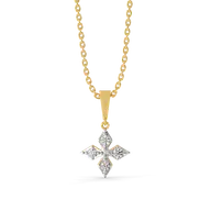 Tri-Shine - Pure Gold Lab Diamond Pendant thumbnail 2