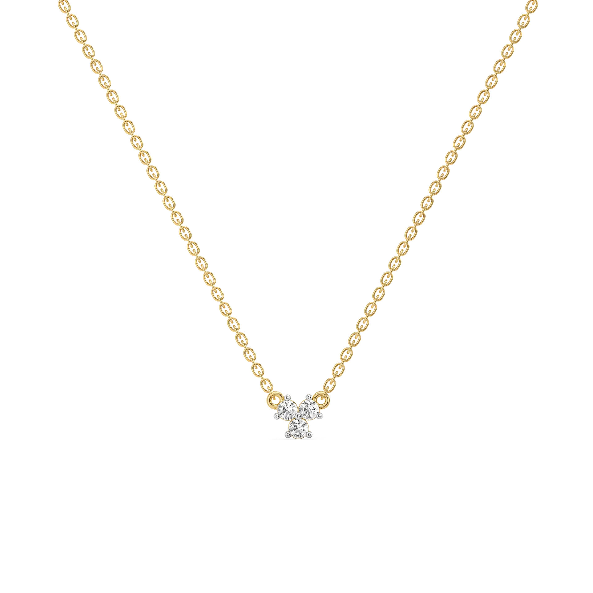 Trinity Glow - Lab Diamond Necklace — image 1